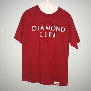 Diamond Life Red T Shirt Pacsun